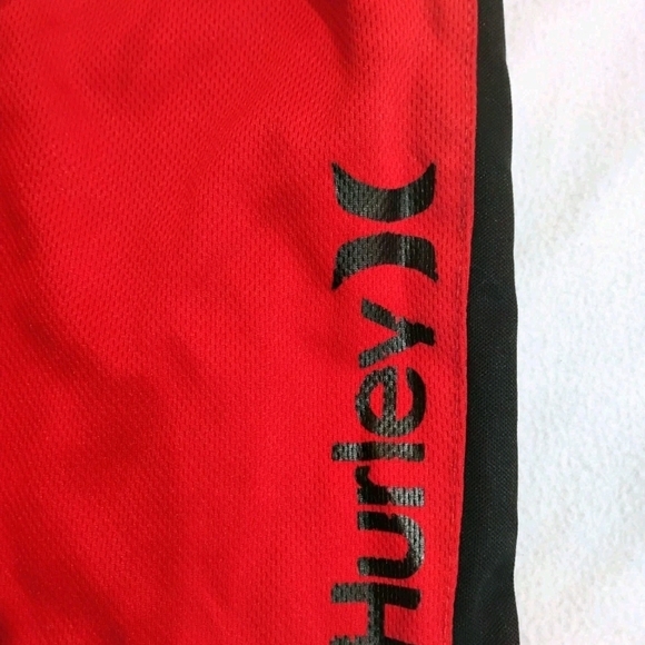 Hurley Kids Red and Black Shorts - Picture 2 of 9